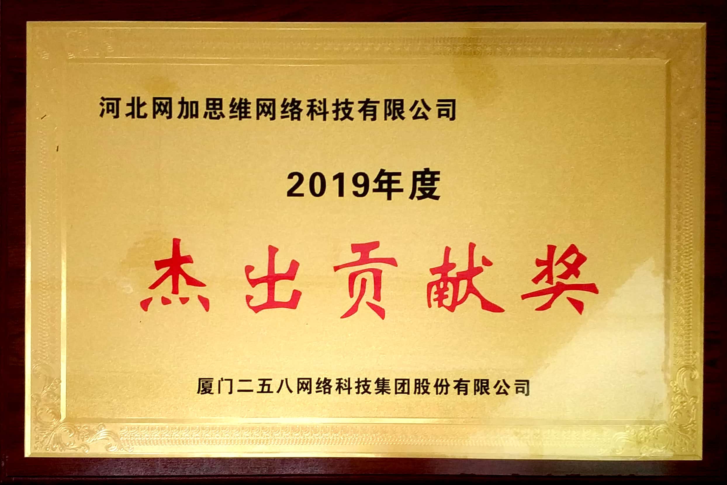 2019年度杰出貢獻(xiàn)獎